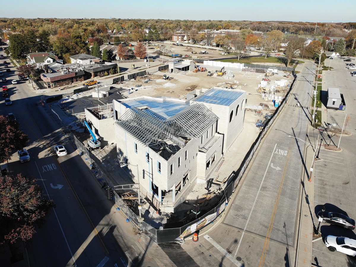 Harmony Square construction on November 1, 2024
